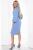 Платье "Безупречный силуэт" (голубое) П8373