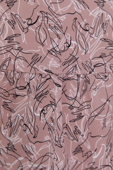 Платье "Ветер перемен" (пыльная роза) П9057