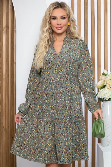 Платье "Игривое настроение" (цветочный принт) НЬЮ П5305