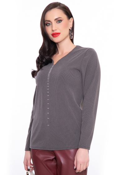 Джемпер "Прикосновение нежности" (графит) Б3130