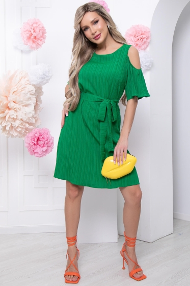 Платье "Марианна" (яркая зелень) П5812