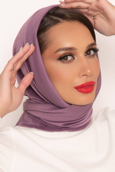 Косынка с отворотом (ягодная) КО1