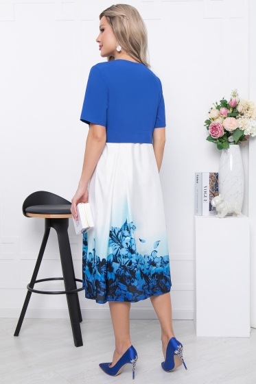 Платье "Кэри" (темно-синее) П5755