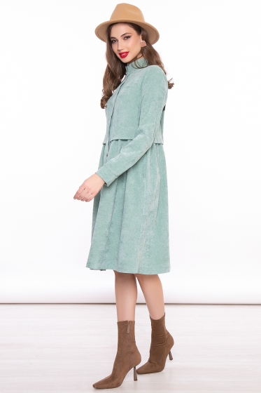 Платье "Муза" (весенняя зелень) П3111