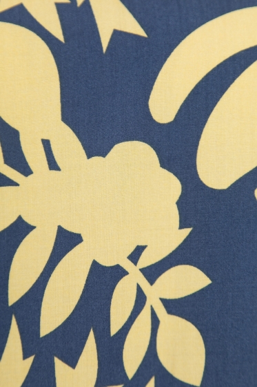 Платье "Малика" (сине-желтое) П8833