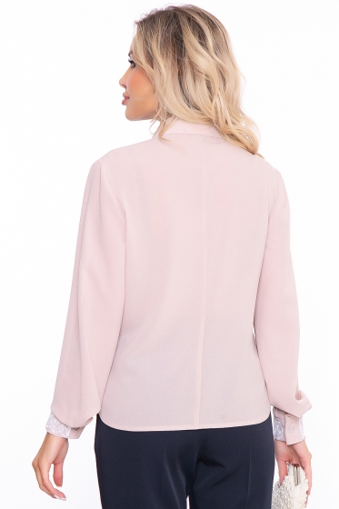 Блуза "Мон Амур" (пудра) Б2994