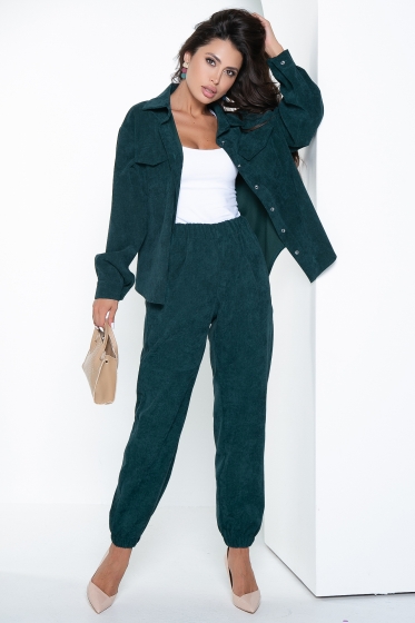 Костюм "На пульсе моды" (изумруд) К2585