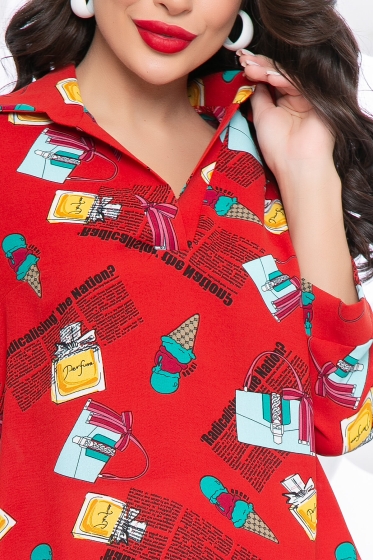 Рубашка "Классика времени" (рэд) Б5545