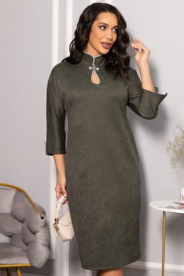 Платье Латрия (хаки) П14557-18М