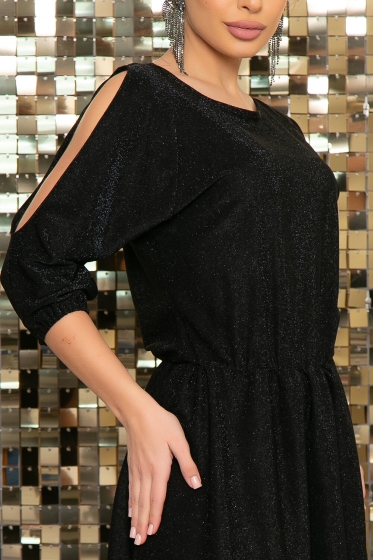 Платье "Танго вдвоём" (мерцающая ночь) П4774