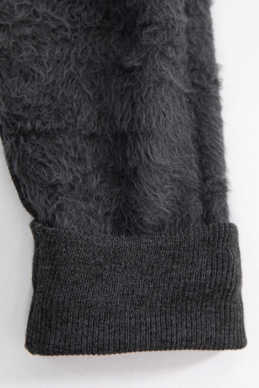 Лосины в рубчик утепленные (графит) Б14803-7М