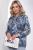 Блуза "Эстелла" (синяя) Б8419 Блуза "Эстелла" (синяя) Б8419