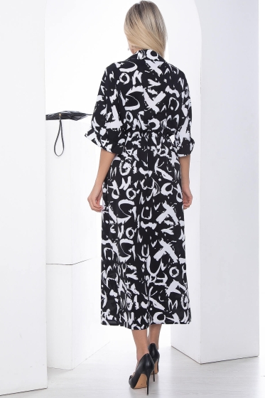 Платье "Алария" (черное) П9081