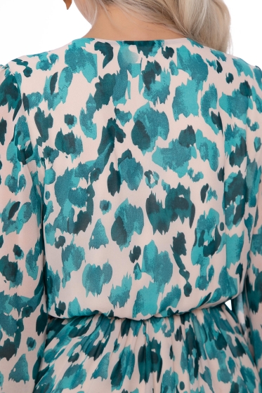 Платье "Млечный путь" (зеленое) П8849