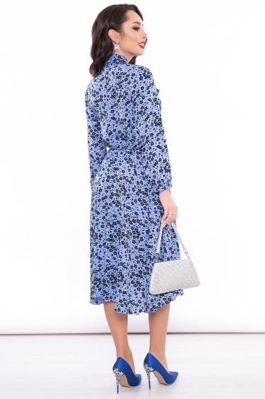 Платье "Мисс Настроение" (королевский синий) П3220