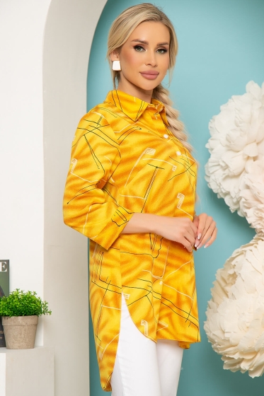 Рубашка "Флорида" (горчица) Б3800