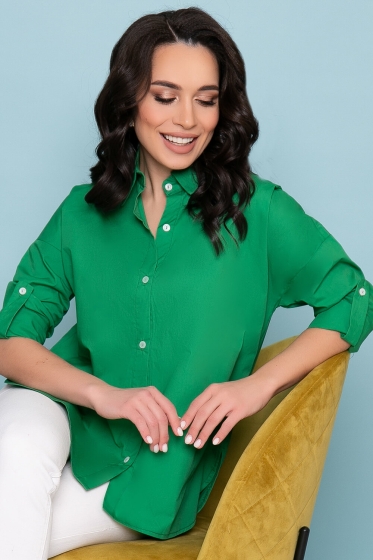 Рубашка "Филлис" (грин) Б3385