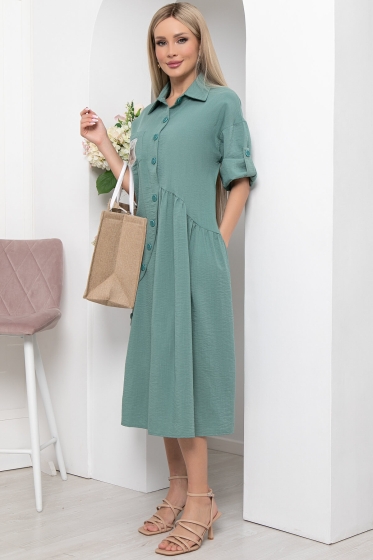 Платье "Индира" (малахит) НЬЮ П5941