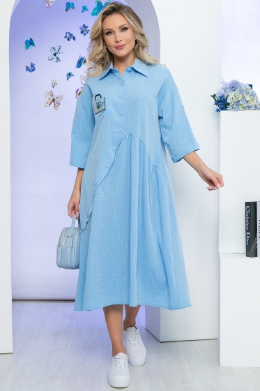 Платье "Индира" (голубое) П5546