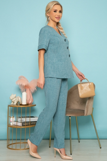 Костюм "Нюансы стиля" (голубой) К3827