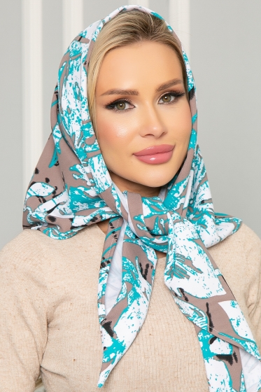 Косынка с подворотом (мятное какао) КП07