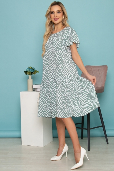 Платье "Фантазия" (нежная мята) П3479