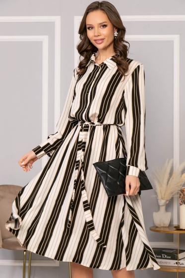 Платье "Джасинта" (блэк энд вайт) П4505