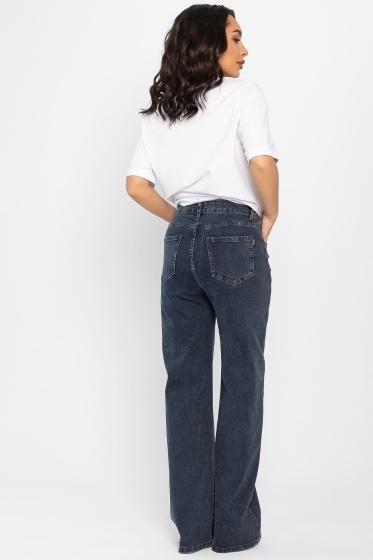 Джинсы Эшна (мокрый асфальт) Б14602-4М