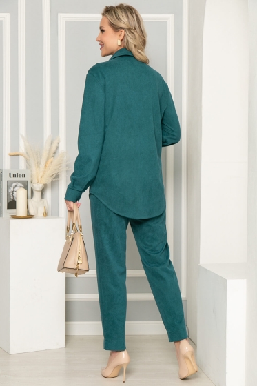 Костюм "Стильное вдохновение" (изумруд) К4990