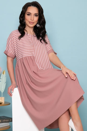 Платье "Милана" (пудра) П3386