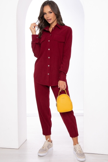 Костюм "Дыхание весны" (бордо) К8239