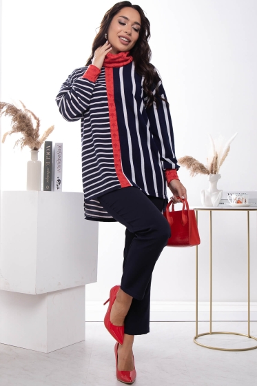 Джемпер "Ариана" (полоска) Б7619