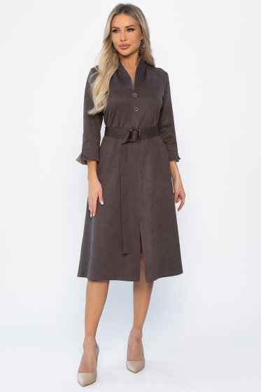 Платье трикотажное Дарьяна НЬЮ (горький шоколад) П14305-18М