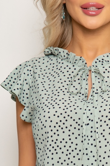 Блуза "Прекрасная незнакомка" (фисташка) Б3543