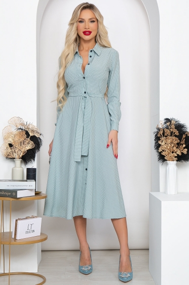 Платье "Идеалистка" (олива) П4026