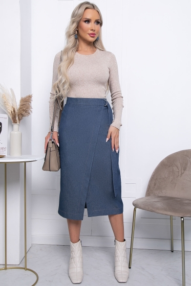 Юбка "Селеста" (темно-синяя) Ю5752