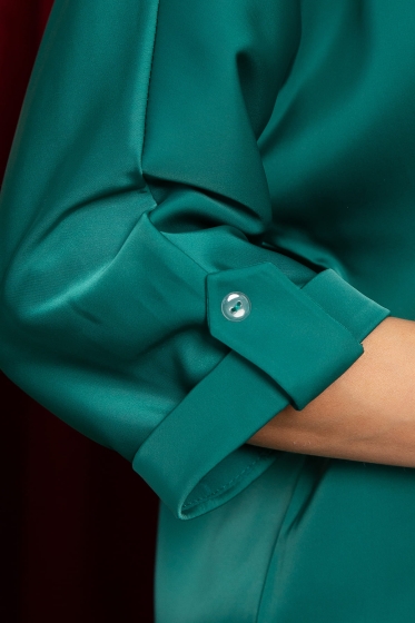 Блуза Шахерезада (изумрудная) Б14675-18М