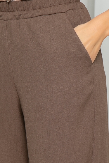 Брюки "Летящей походкой" (капучино) Б5398