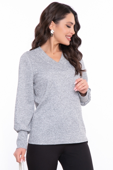 Джемпер "Синди" с люрексом (серый) НЬЮ Б3197