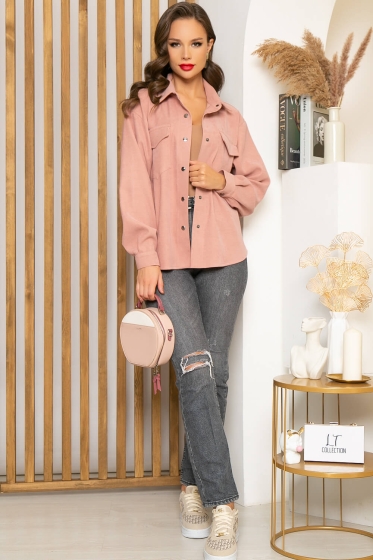 Рубашка "На пульсе моды" (чайная роза) Б4517