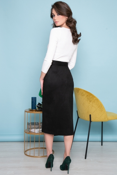 Юбка "Изящный силуэт" (блэк) Ю3267