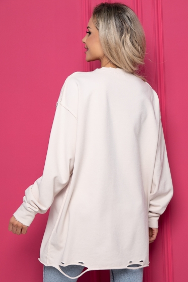 Джемпер "Добавь красок!" (беж) Б8732