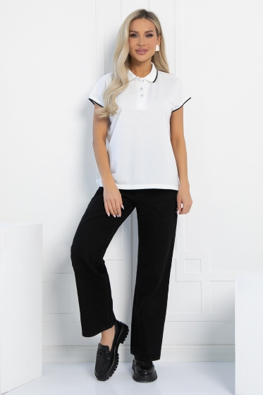 Поло Юлиана (белое/полоска) Б13073-10М