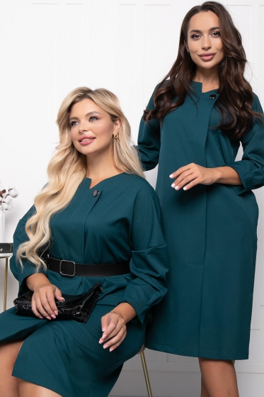 Платье "Агнета" П7331 (изумруд)