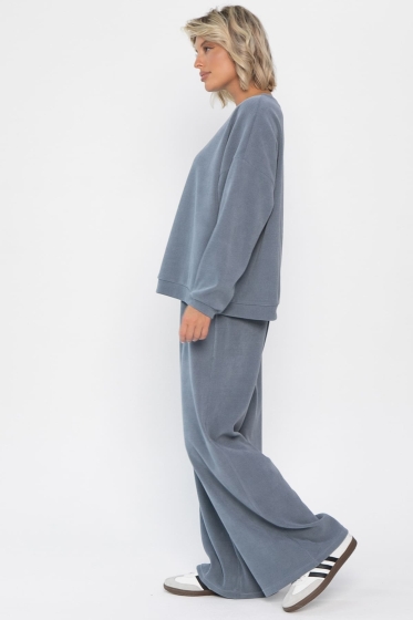Костюм трикотажный Августа ХИТ (светло-серый) К14347-5М