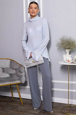 Джемпер В объятьях нежности (нежно-голубой) Б14447-4М