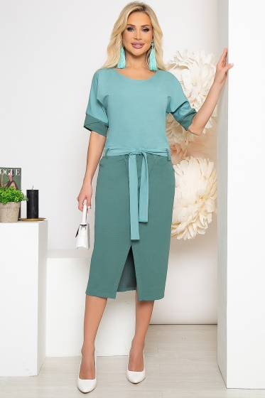 Платье "Анжелика" (грин) П3853