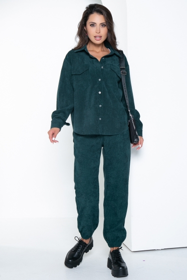 Костюм "На пульсе моды" (изумруд) К2585