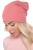 Шапка с отворотом (коралл) Ш14